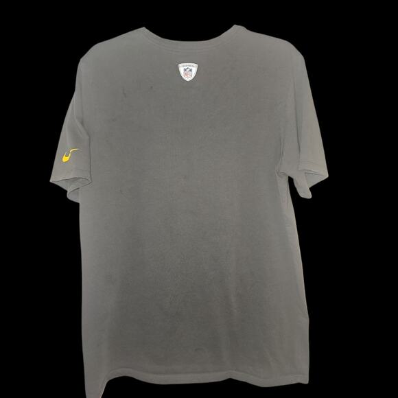 Nike Washington Redskins NFL Dri Fit size Large Commanders T shirt gray logo - Picture 4 of 4